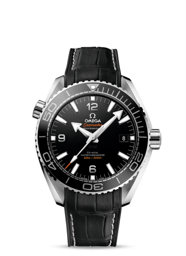 Omega Seamaster Planet Ocean 600M Co-Axial 43.5 Master Chronometer Stainless Steel / Black / Alligator